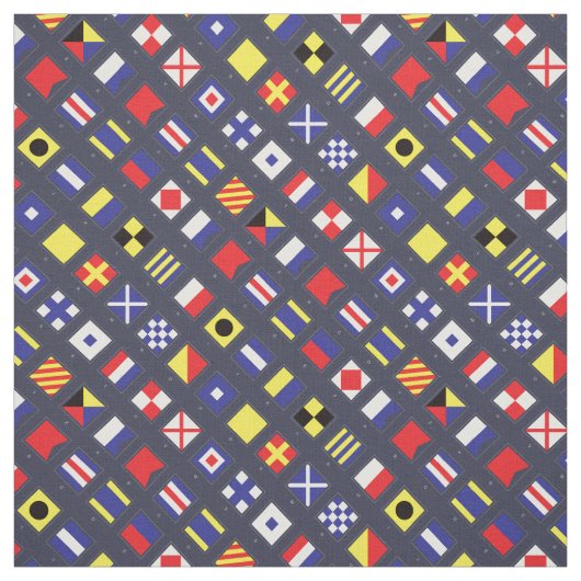 Seeflaggen-Muster Stoff (Muster)