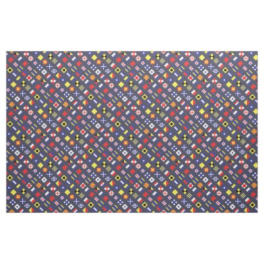 Seeflaggen-Muster Stoff (Fat Quarter (45,7 x 55,9 cm))