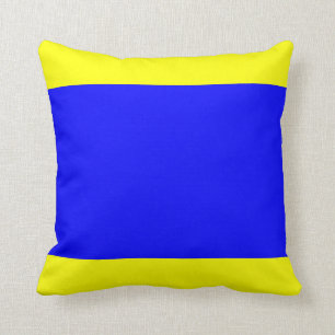 Seeflaggen-Signal-Buchstabe D (Dreieck) Kissen