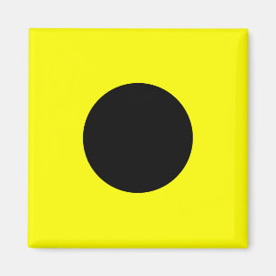 Seeflaggen-Signal-Buchstabe I (Indien) Magnet