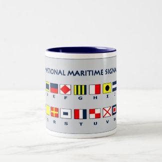 Seeflaggen Zweifarbige Tasse