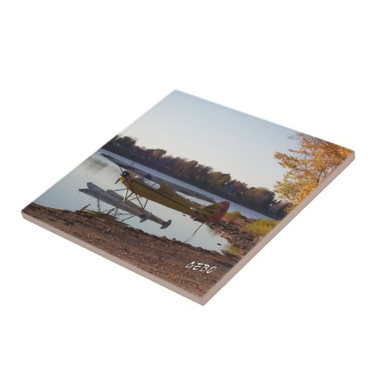 Seeflugzeug durch den See Fliese (Seite)