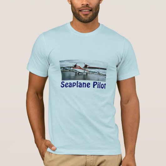 Seeflugzeug-Pilot T-Shirt (Vorderseite)