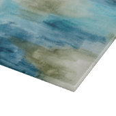 Seefluss II Schneidebrett (Ecke)