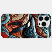 Seefluss: Majestic Whales Gliding Case-Mate iPhone Hülle (Rückseite (Horizontal))
