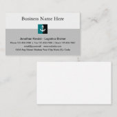 Seefracht Visitenkarte (Vorne/Hinten)