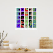 Seegang oder Monster Poster (Küche)