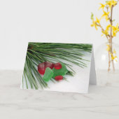 Seegas und Kiefernnadeln Karte (Gelbe Blume)