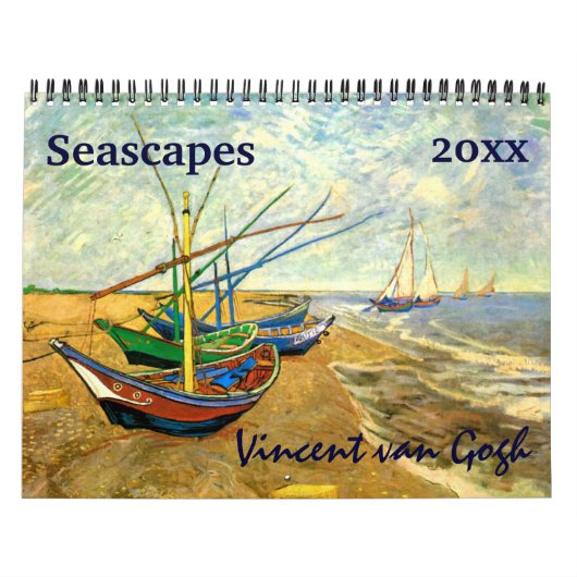 Seegebiete und Flüsse von Vincent van Gogh Kalender (Titelbild)