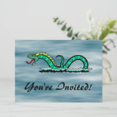 Seegefahrene Einladung (Stehend Vorderseite)