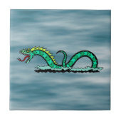 Seegefahrene Fliese (Vorderseite)