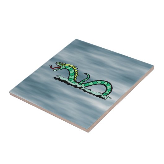 Seegefahrene Fliese (Seite)