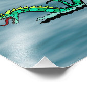 Seegefahrene Fotodruck (Ecke)