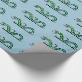 Seegefahrene Geschenkpapier (Ecke)