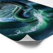 Seegefahrene Poster (Ecke)