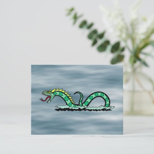 Seegefahrene Postkarte (Stehend Vorderseite)