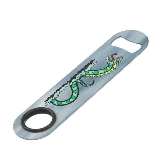 Seegefahrene Speed Flaschenöffner (Vorderseite Schrägansicht)