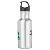 Seegefahrene Trinkflasche (Rückseite)