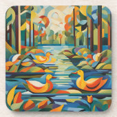 Seegeflügel Getränkeuntersetzer (Vorderseite)