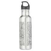 Seegekritzel Edelstahlflasche (Rückseite)