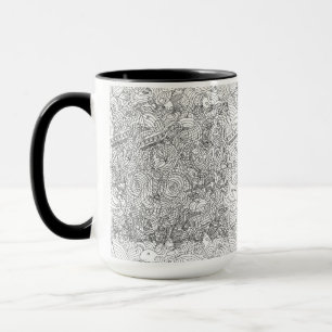 Seegekritzel Tasse
