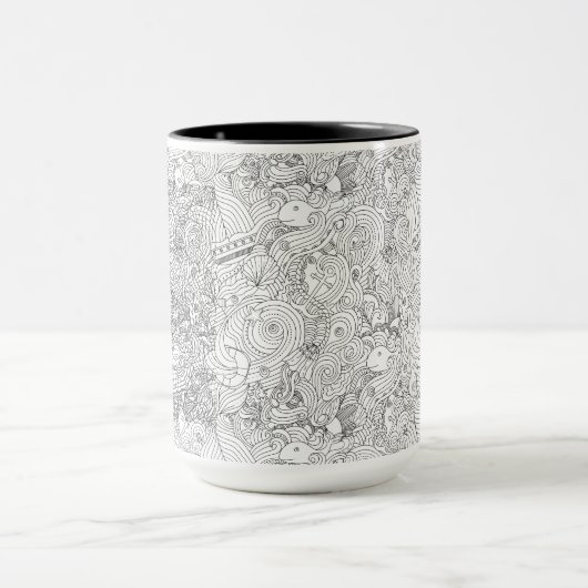 Seegekritzel Tasse (Zentrum)