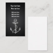 Seegeschäfts-Anker-Thema Visitenkarte (Vorne/Hinten)