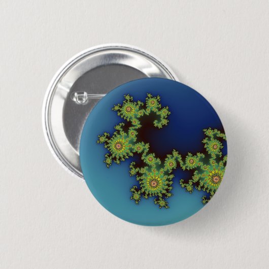 Seegeschöpf - Fraktal-Knopf Button (Vorne & Hinten)