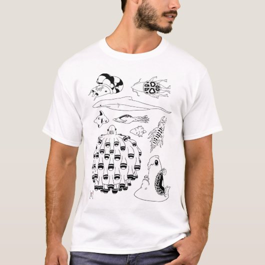 Seegeschöpfe T-Shirt (Vorderseite)