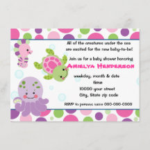 Seegeschöpfe unter der Seeeinladung