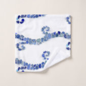 Seeglas - Blauwellen Badhandtuch Set (Waschlappen)