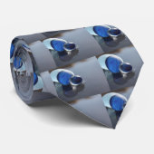 Seeglas-Blues Krawatte (Gerollt)