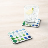 Seeglas, Strandglaskunst-Untersetzer Getränkeuntersetzer (Rechte Seite)