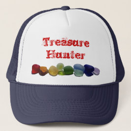 Seeglas, Strandglasregenbogen-Baseballmütze Truckerkappe