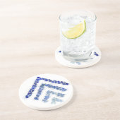 Seeglas - Treeometric - Blau Getränkeuntersetzer (Seite)