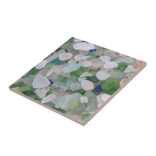 Seeglas vom Ozean Fliese (Seite)