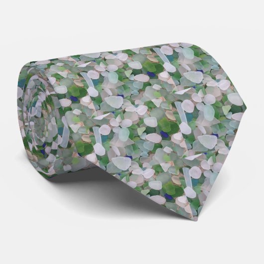 Seeglas vom Ozean Krawatte (Gerollt)