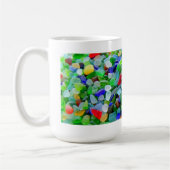 Seeglas-Wandgemälde Kaffeetasse (Links)