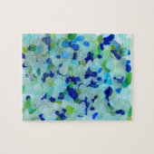 Seeglasaqua und blaues Foto Puzzle (Horizontal)