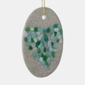 Seeglasherz Keramik Ornament (Rechts)