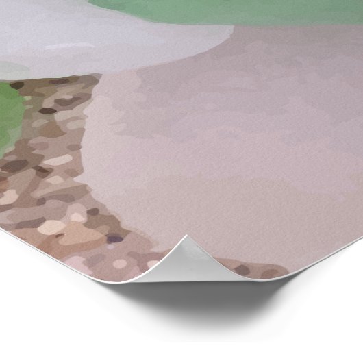 Seeglassposter Poster (Ecke)