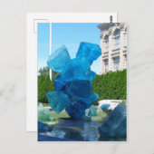 Seeglaßstatue Postcard Postkarte (Vorne/Hinten)