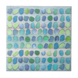 Seeglasstrand-Treibholz Fliese