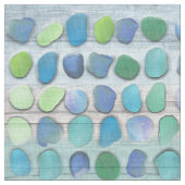 Seeglasstrand-Treibholz Stoff (Nahaufnahme)