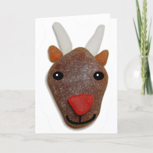 Seeglasweihnachtskarte Feiertagskarte