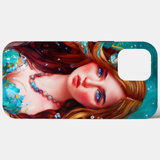 Seegöttin Nymph Siren Meerjungfrau Case-Mate iPhone Hülle (Rückseite (Horizontal))
