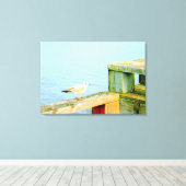 Seegras auf Dock umhüllte Leinwand (Insitu (Holzboden))