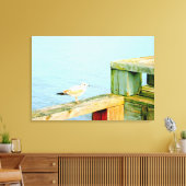 Seegras auf Dock umhüllte Leinwand (Insitu (Wohnzimmer))