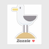 Seegras Aufkleber (Blatt)