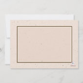 Seegras-Foto-Mitteilung/Einladung Einladung (Rückseite)